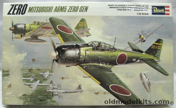 Revell 1/32 Mitsubishi A6M5 Zero-Sen, H265-200 plastic model kit